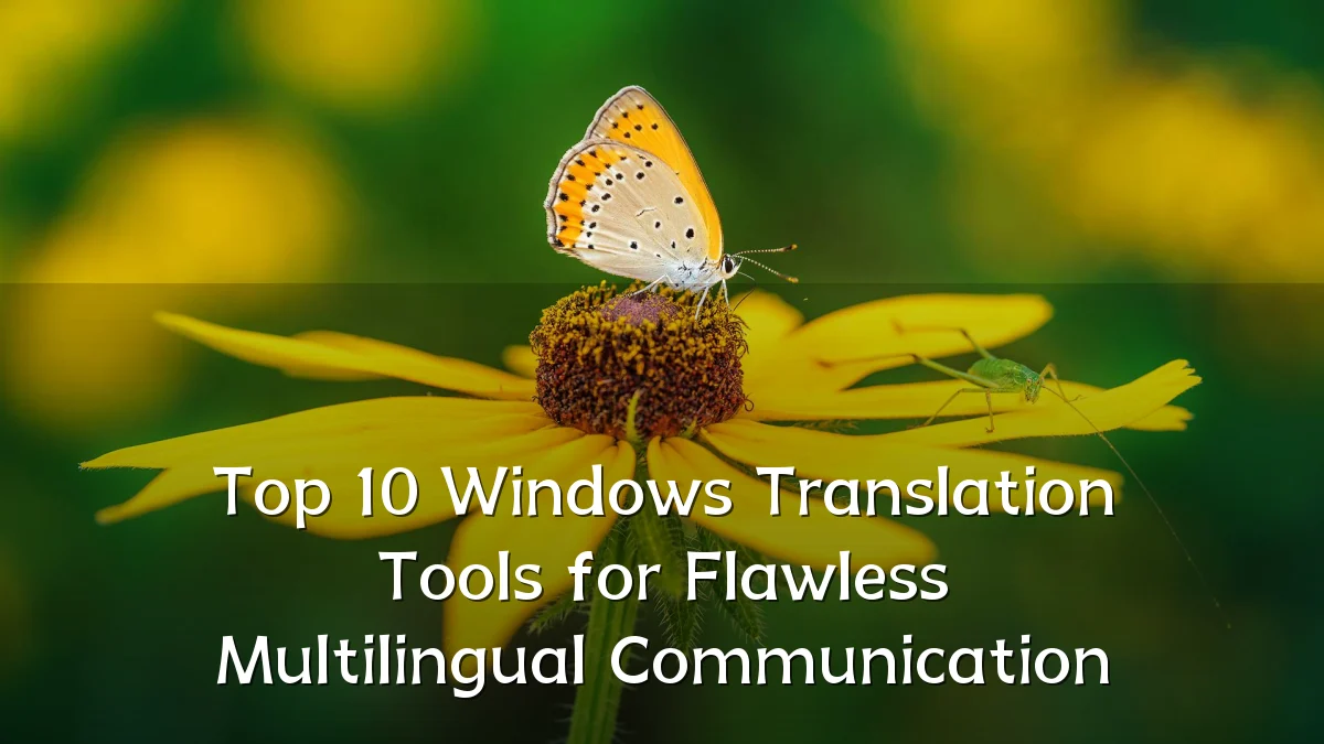 Top 10 Windows Translation Tools for Flawless Multilingual Communication