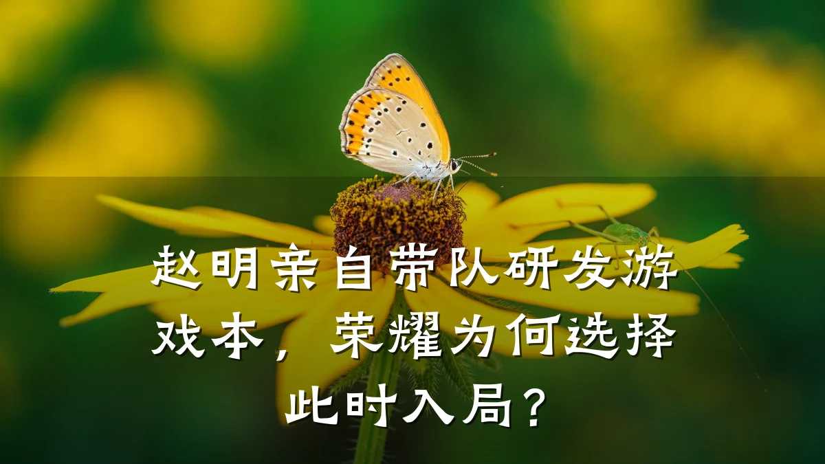 赵明亲自带队研发游戏本,荣耀为何选择此时入局?