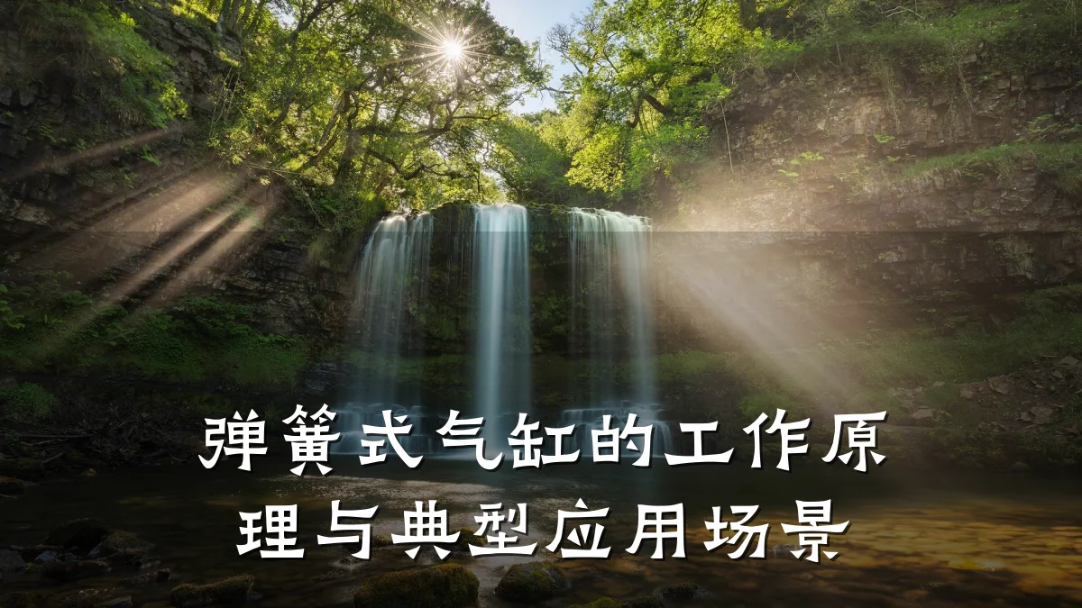 弹簧式气缸的工作原理与典型应用场景