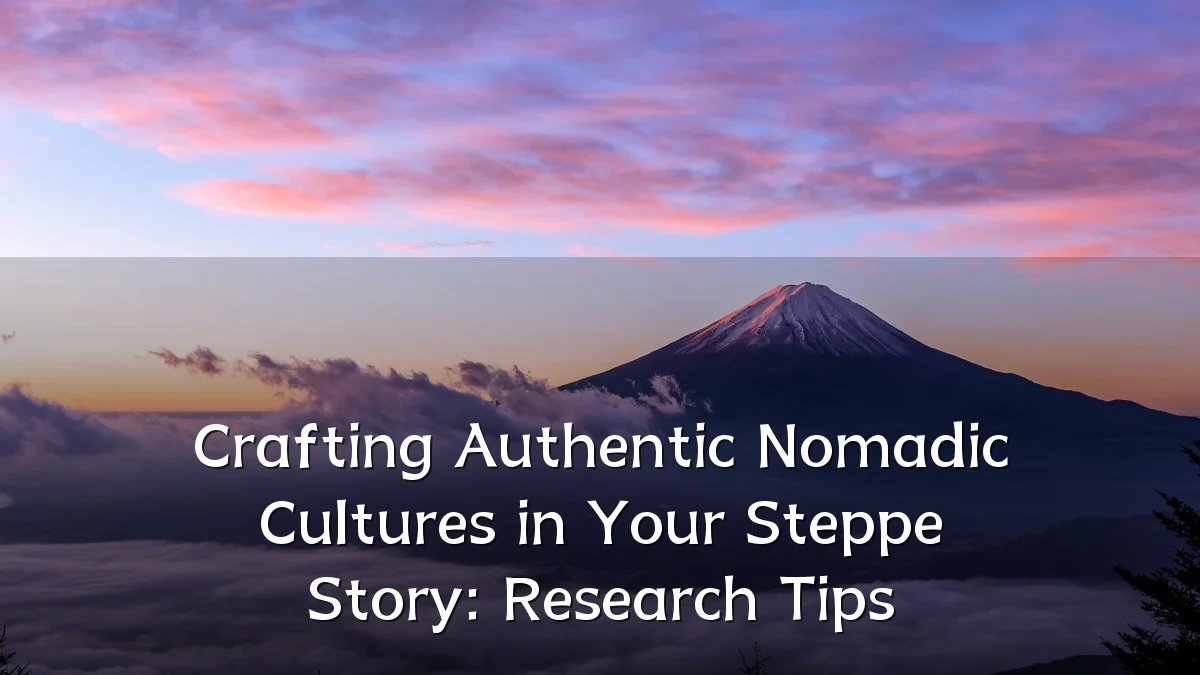 Crafting Authentic Nomadic Cultures in Your Steppe Story: Research Tips