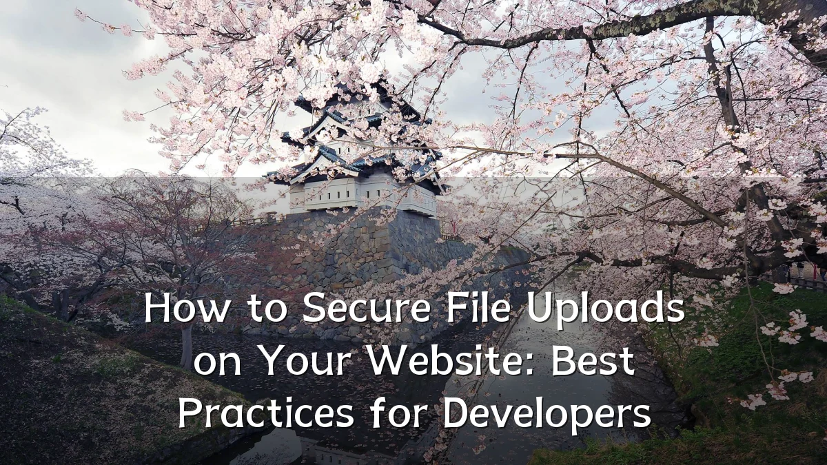 How to Secure File Uploads on Your Website: Best Practices for Developers