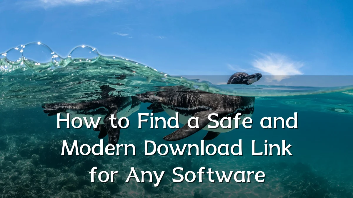 How to Find a Safe and Modern Download Link for Any Software