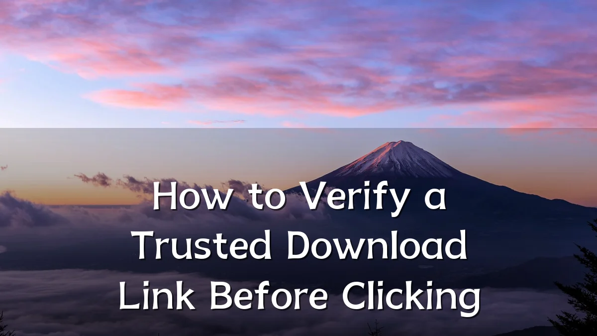 How to Verify a Trusted Download Link Before Clicking