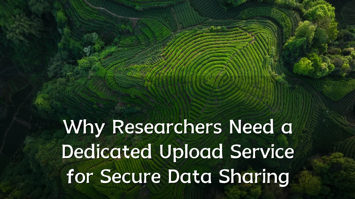 Why Researchers Need a Dedicated Upload Service for Secure Data Sharing