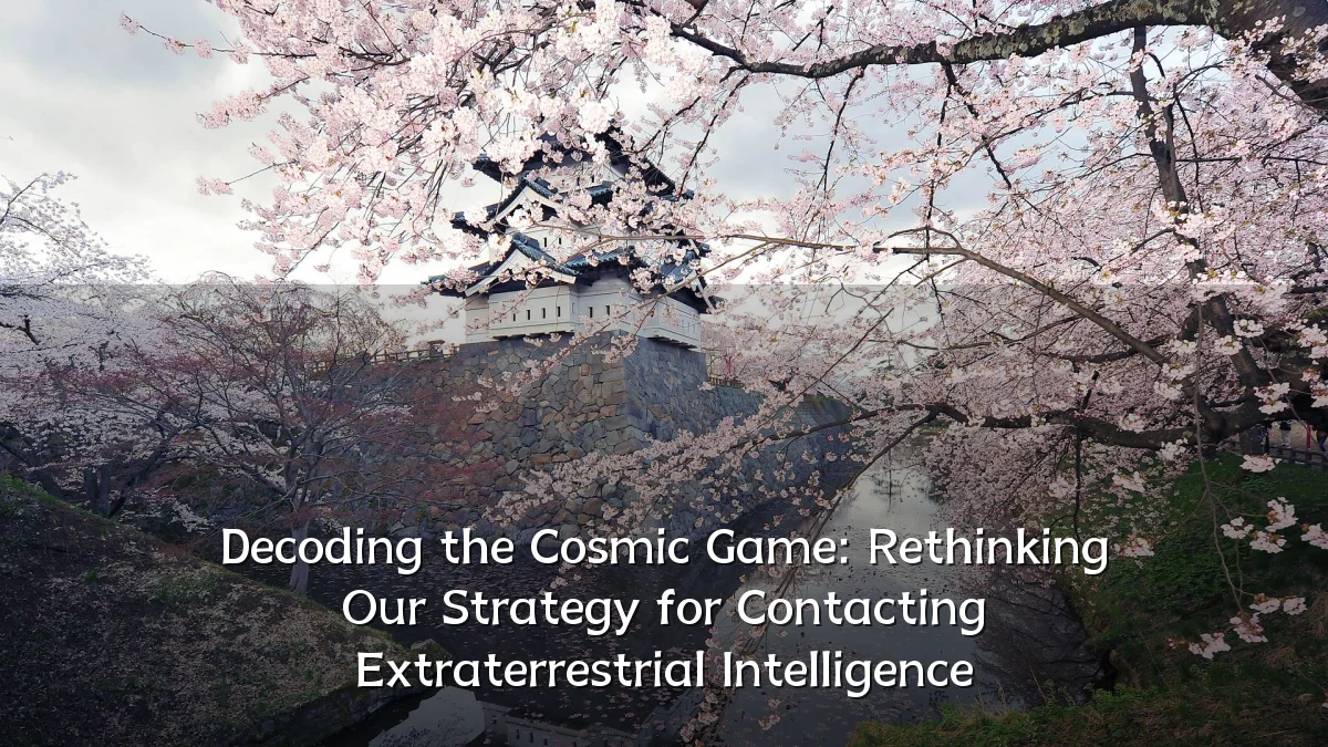 Decoding the Cosmic Game: Rethinking Our Strategy for Contacting Extraterrestrial Intelligence