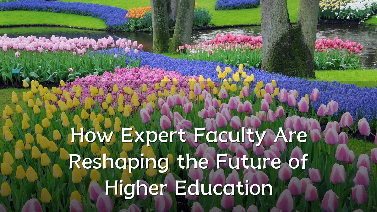 How Expert Faculty Are Reshaping the Future of Higher Education