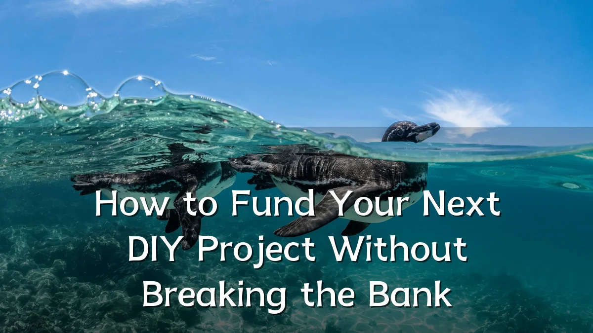 How to Fund Your Next DIY Project Without Breaking the Bank