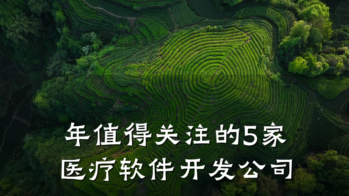 年值得关注的5家医疗软件开发公司