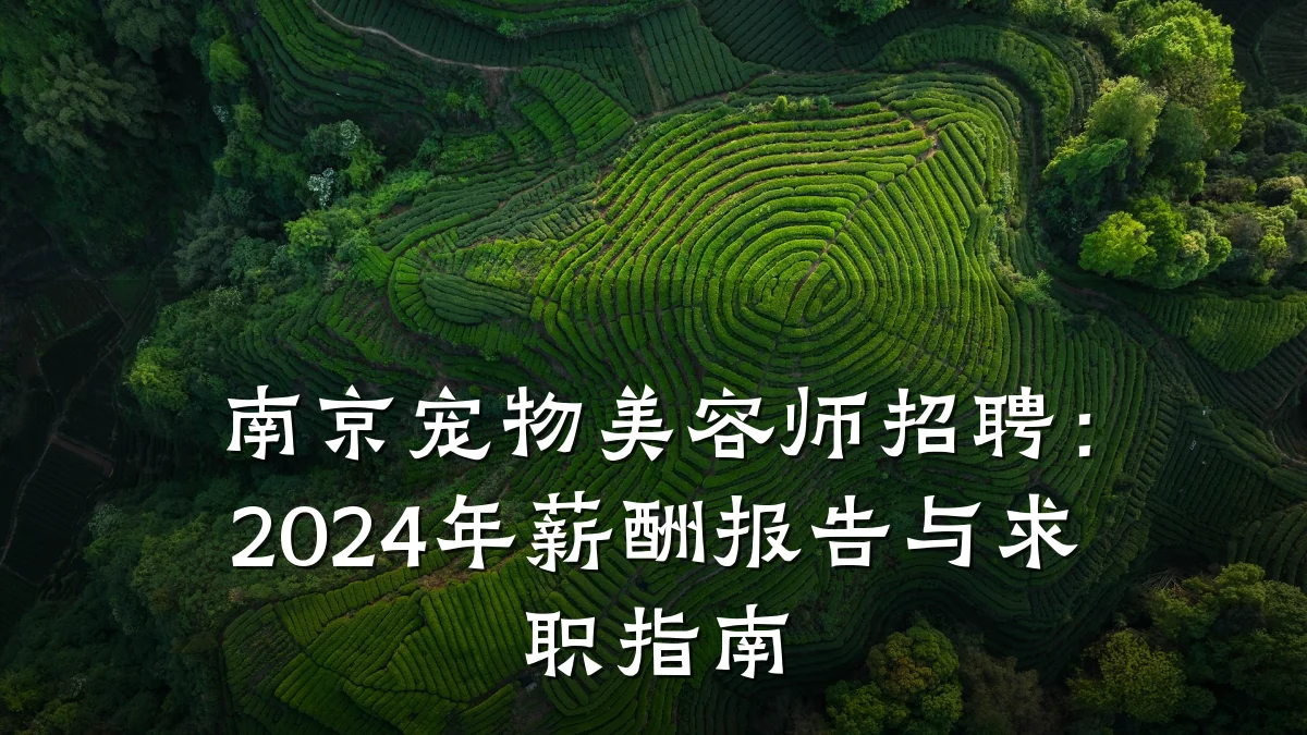 南京宠物美容师招聘：2024年薪酬报告与求职指南