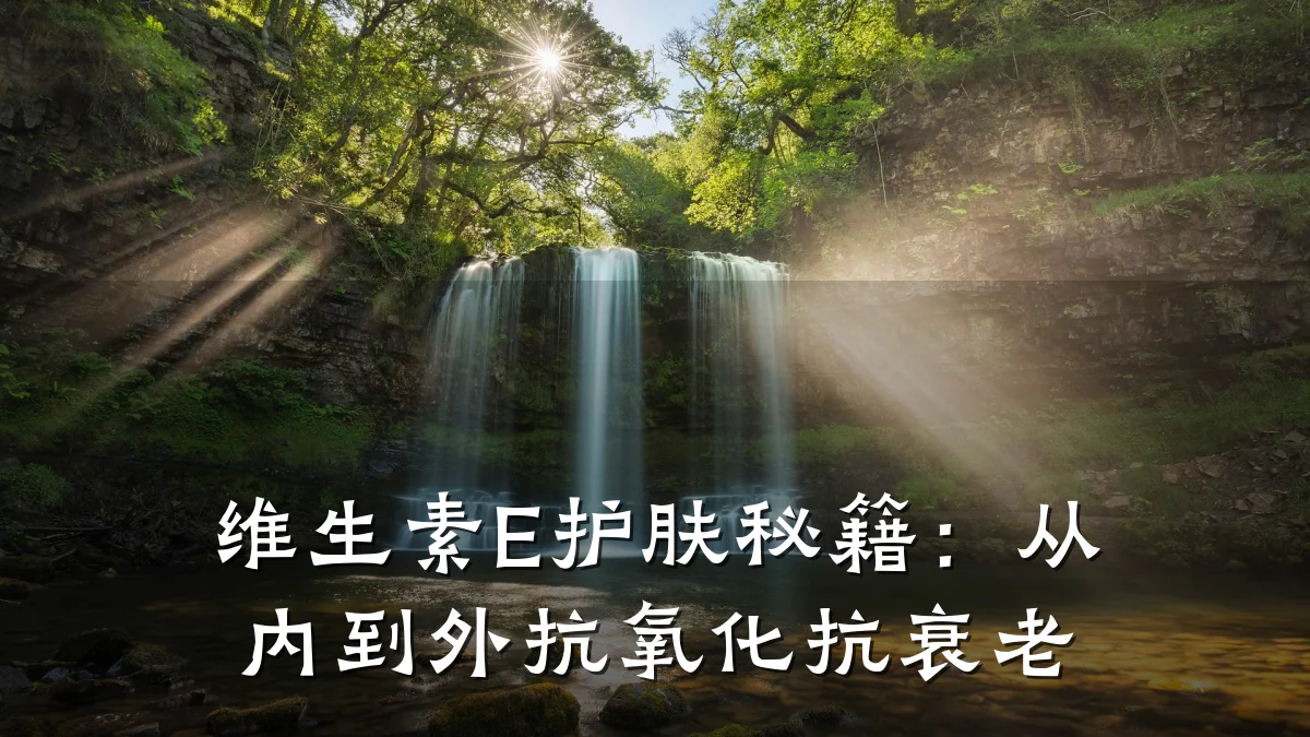 维生素E护肤秘籍：从内到外抗氧化抗衰老