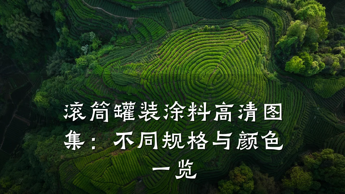 滚筒罐装涂料高清图集：不同规格与颜色一览