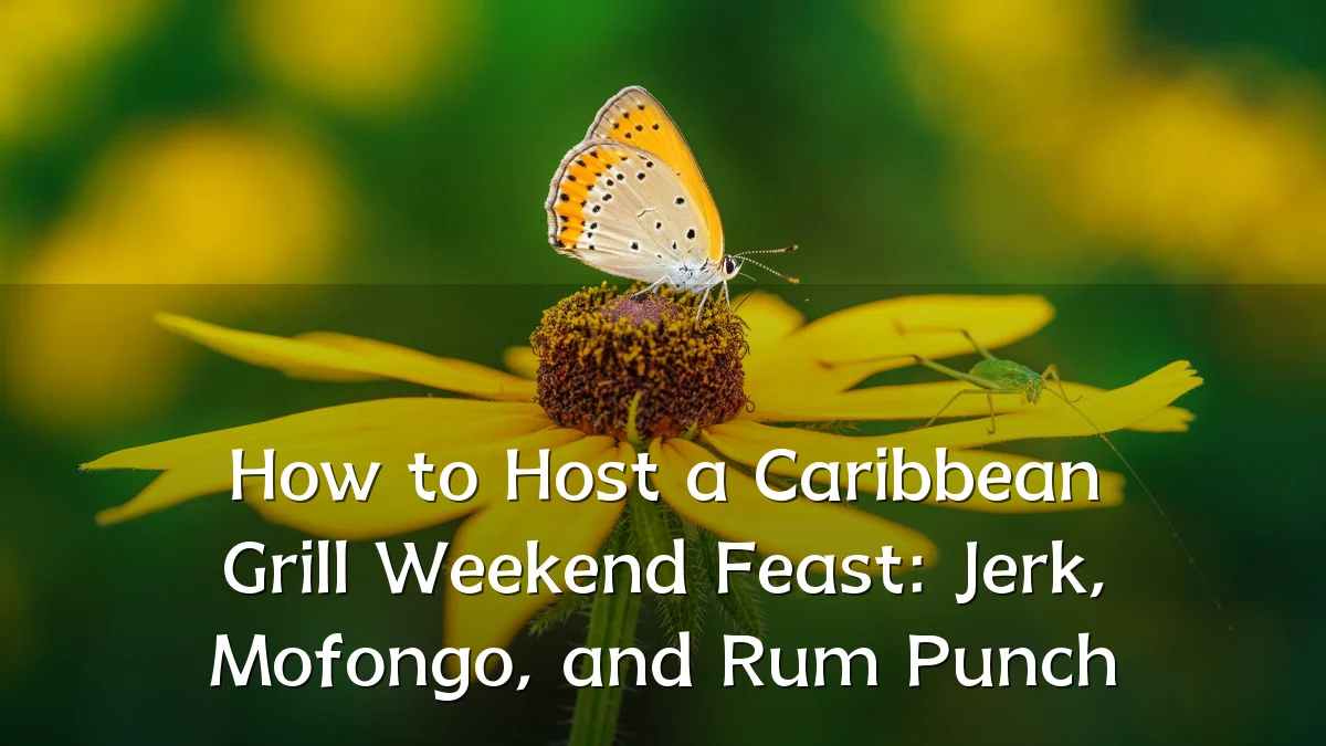 How to Host a Caribbean Grill Weekend Feast: Jerk, Mofongo, and Rum Punch