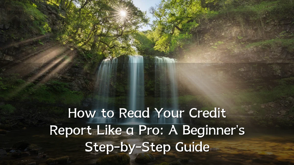 How to Read Your Credit Report Like a Pro: A Beginner's Step-by-Step Guide